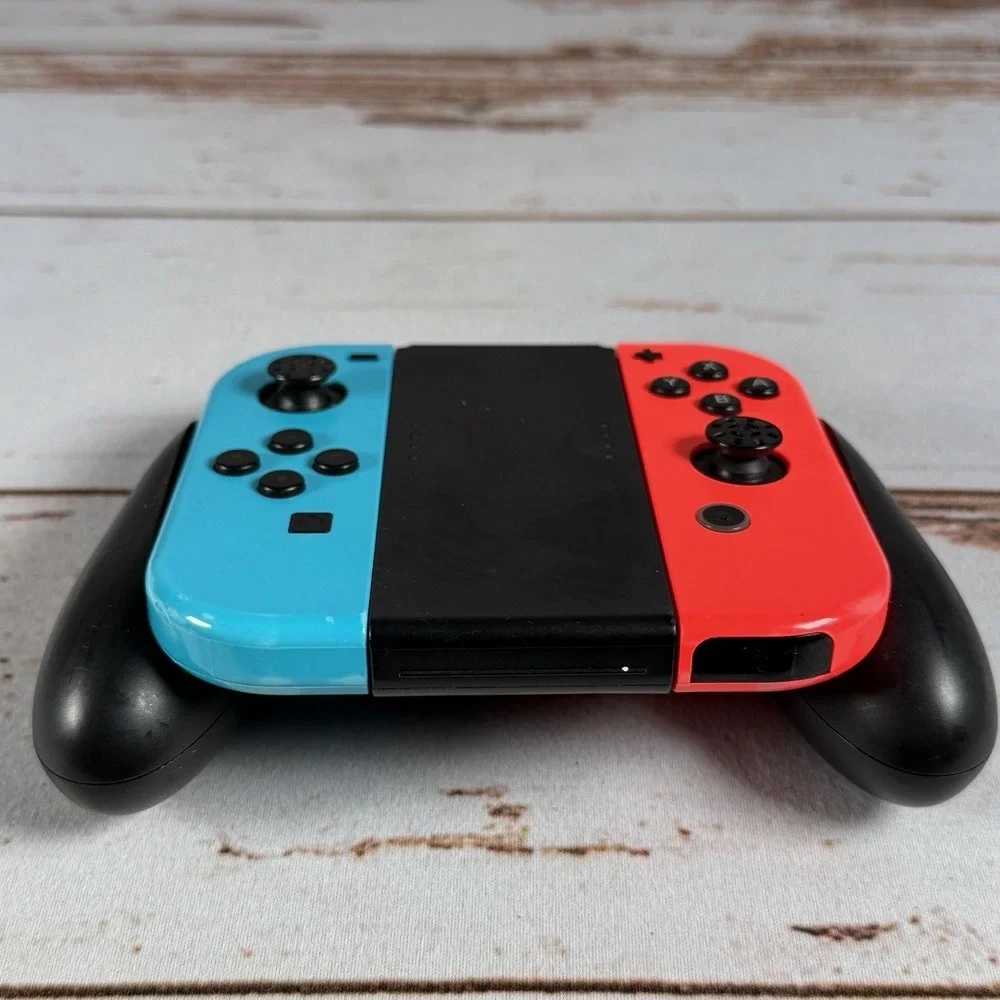 Nintendo Switch Joy-Con Controller Neon Blue Red OEM Grip